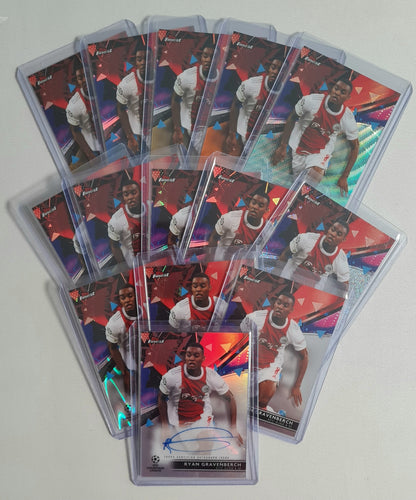 Soccer Ryan Gravenberch Ajax Amsterdam Lot (14 Card) - 2021 Topps Finest #63