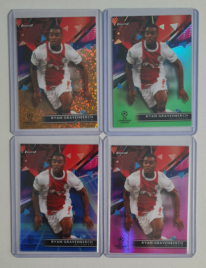 Soccer Ryan Gravenberch Ajax Amsterdam Lot (14 Card) - 2021 Topps Finest #63