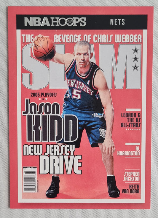 Jason Kidd - 2021-22 Panini Hoops Basketball SLAM NBA Nets #Slam 70