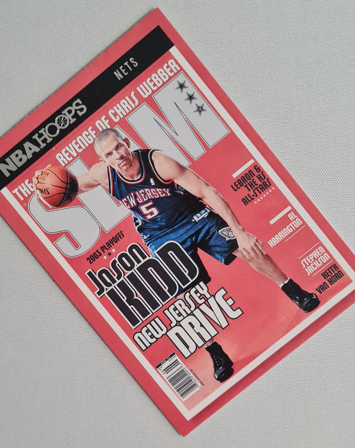 Jason Kidd - 2021-22 Panini Hoops Basketball SLAM NBA Nets #Slam 70