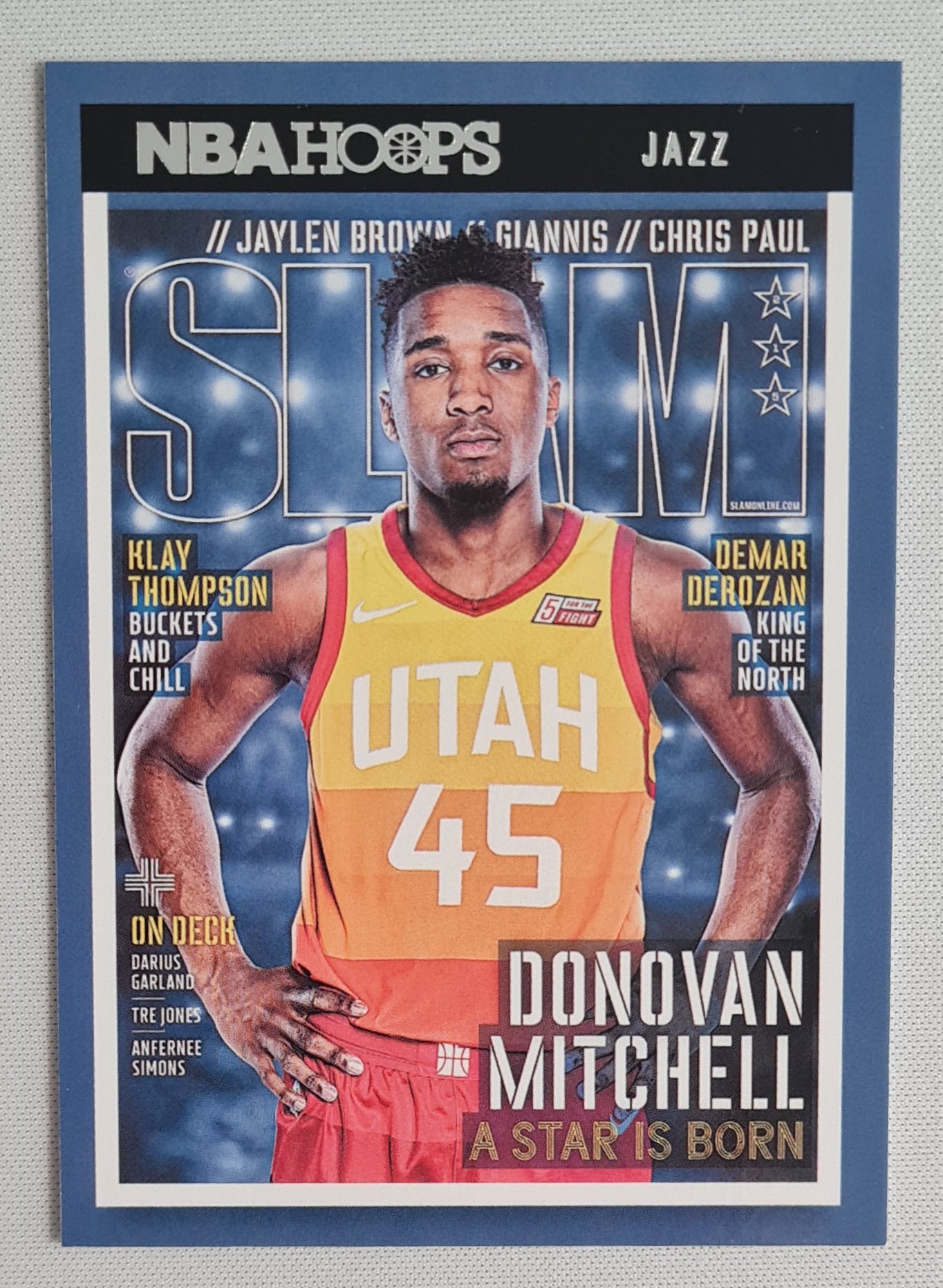 Donovan Mitchell - 2021-22 Panini Hoops Basketball SLAM NBA Jazz #Slam 215