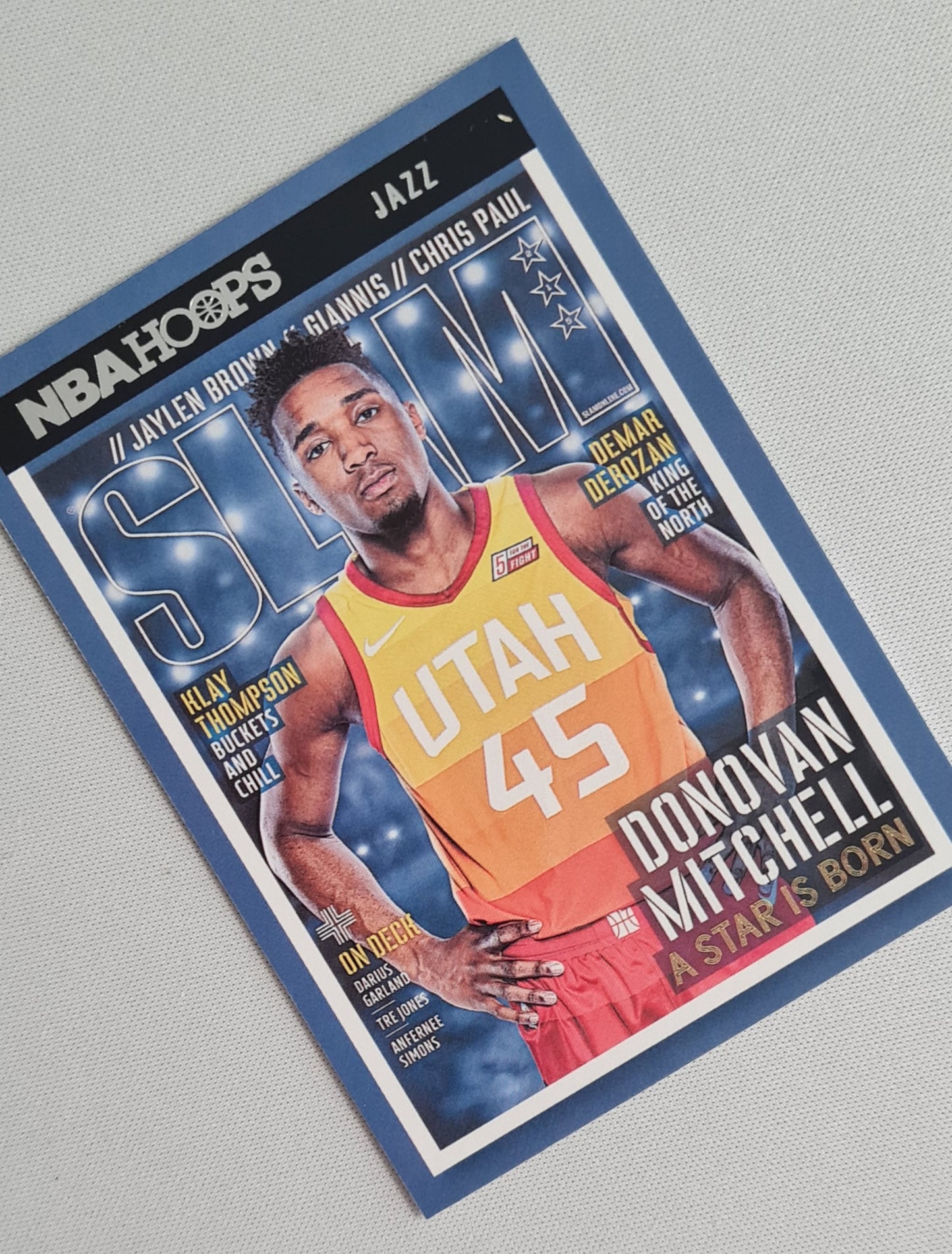 Donovan Mitchell - 2021-22 Panini Hoops Basketball SLAM NBA Jazz #Slam 215