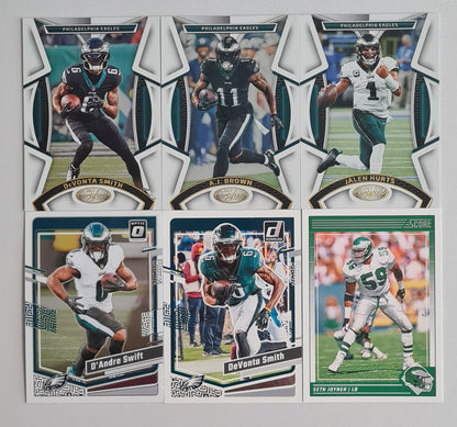 NFL Eagles Lot (7 Cards) - 2023/24 Panini Certified + Donruss Football