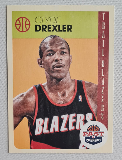 Clyde Drexler - 2012/13 Panini Past and Present Basketball NBA Blazers #34