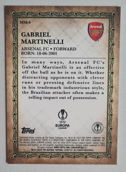 Gabriel Martinelli - 2023 Topps Merlin's Masters (EL) Arsenal  #MM-6