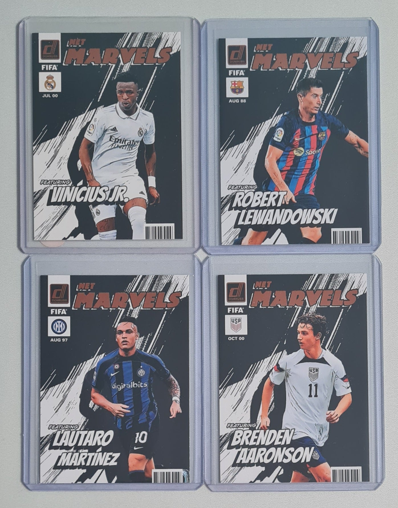Soccer Panini Donruss Lot (5 Cards) - 2022/23 Panini Soccer net MARVELS