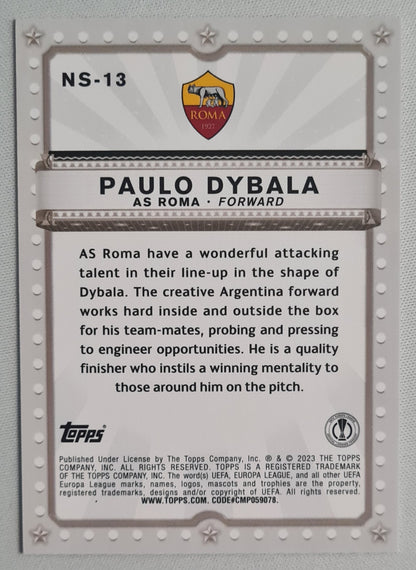 Paulo Dybala - 2023 Topps NOW STARRING (EL) Roma #NS-13