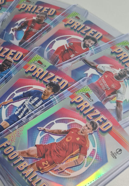 Soccer Topps Finest Lot (8 Cards) - 2024 Topps Prized Footballers (CL)