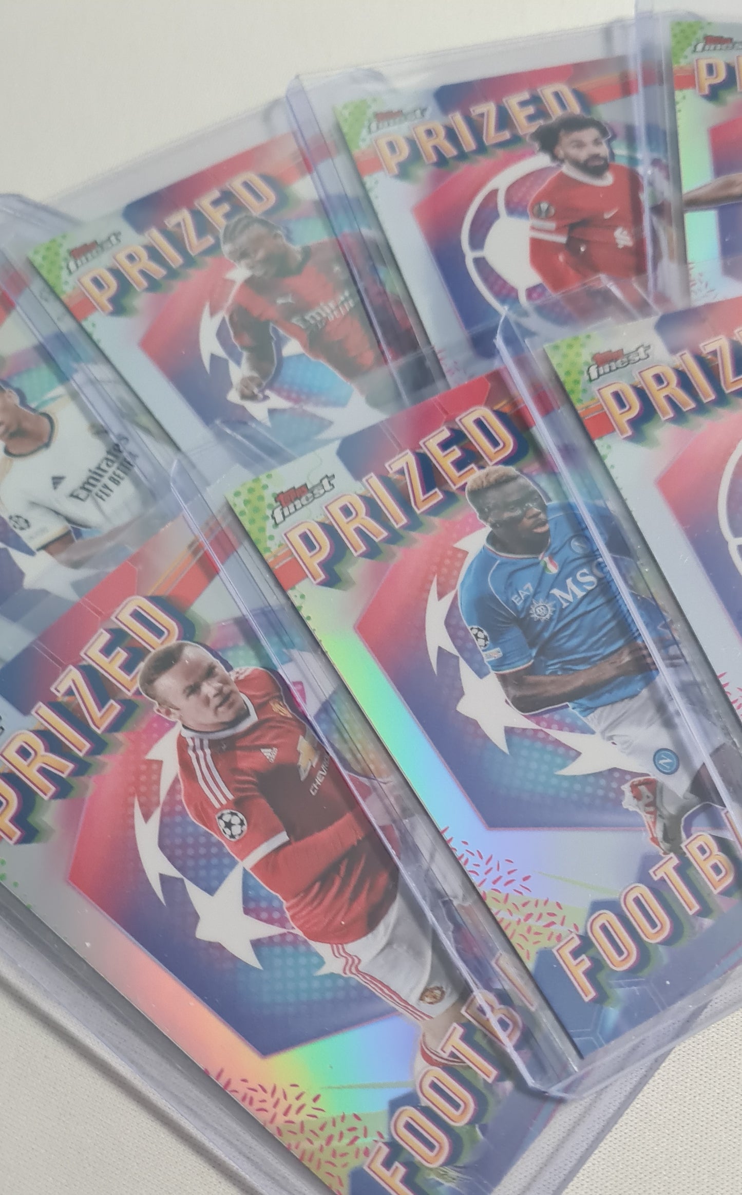 Soccer Topps Finest Lot (8 Cards) - 2024 Topps Prized Footballers (CL)