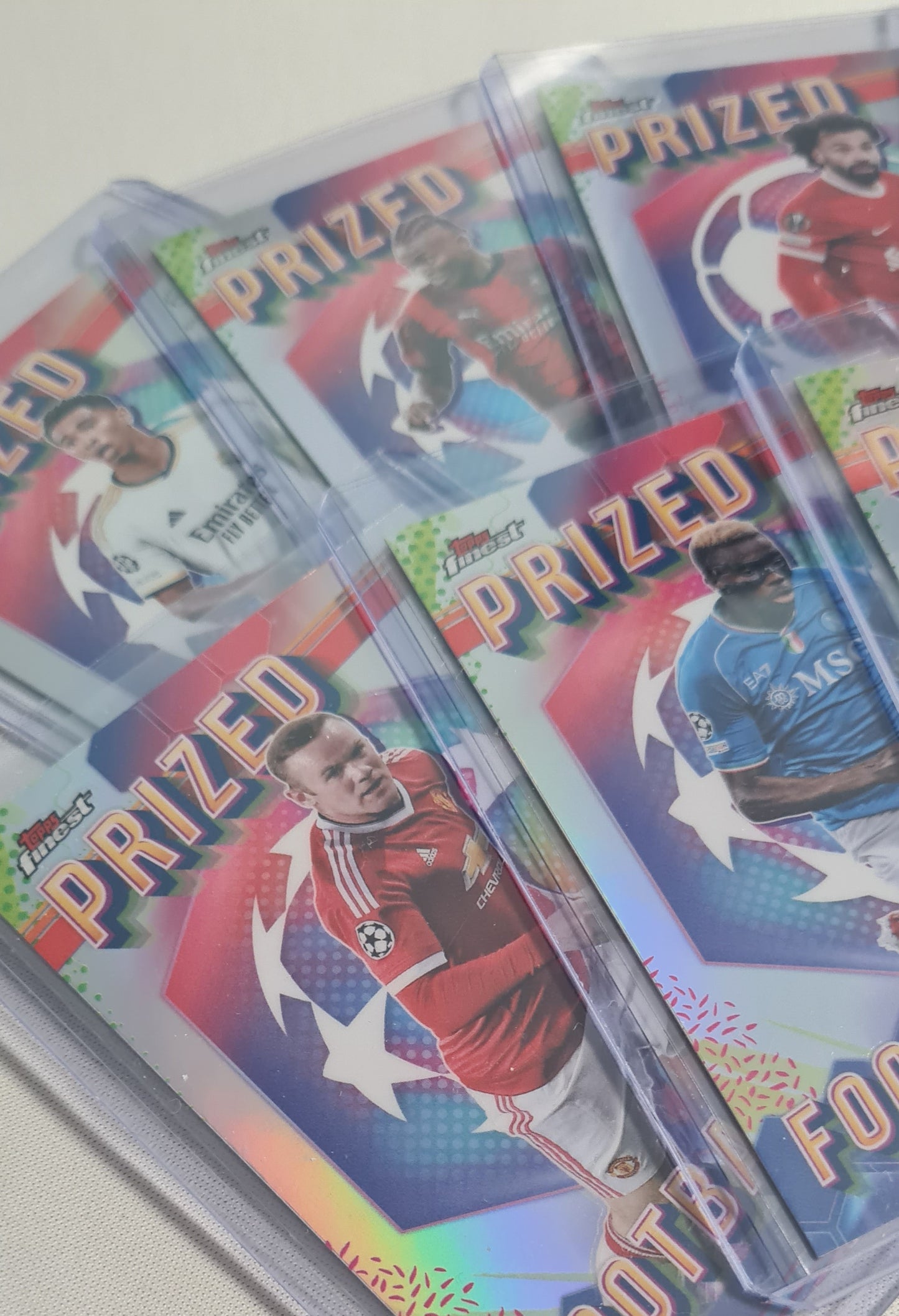 Soccer Topps Finest Lot (8 Cards) - 2024 Topps Prized Footballers (CL)