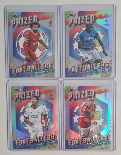 Soccer Topps Finest Lot (8 Cards) - 2024 Topps Prized Footballers (CL)