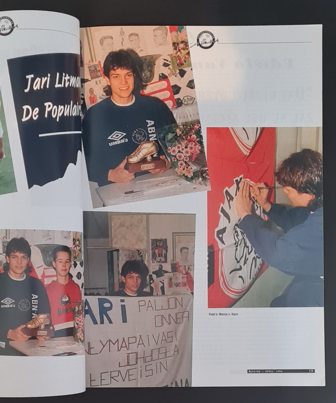 Ajax Programme - De Ajacied Seizoen 1993-1994 #5 (supportersclub) - AFC AJAX Amsterdam