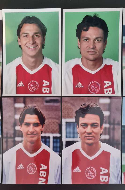 Ajax Amsterdam Team Pictures Lot of 8  - 1990's & 2000's Team photo's