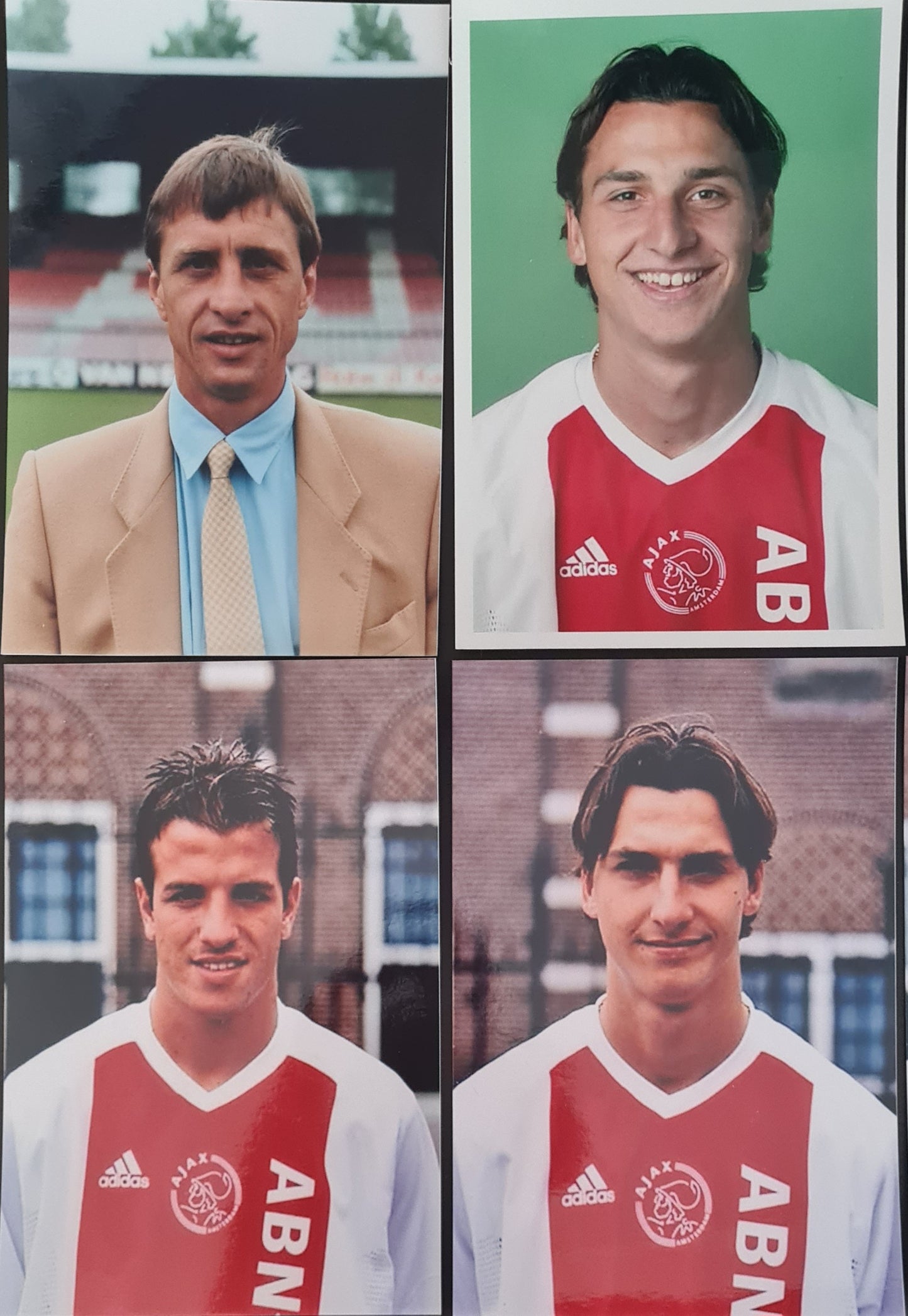 Ajax Amsterdam Team Pictures Lot of 8  - 1990's & 2000's Team photo's