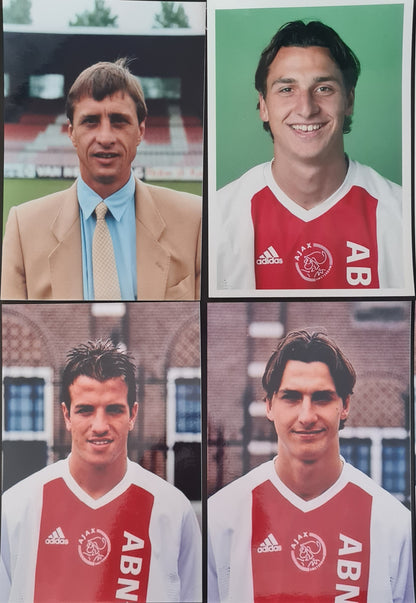 Ajax Amsterdam Team Pictures Lot of 8  - 1990's & 2000's Team photo's