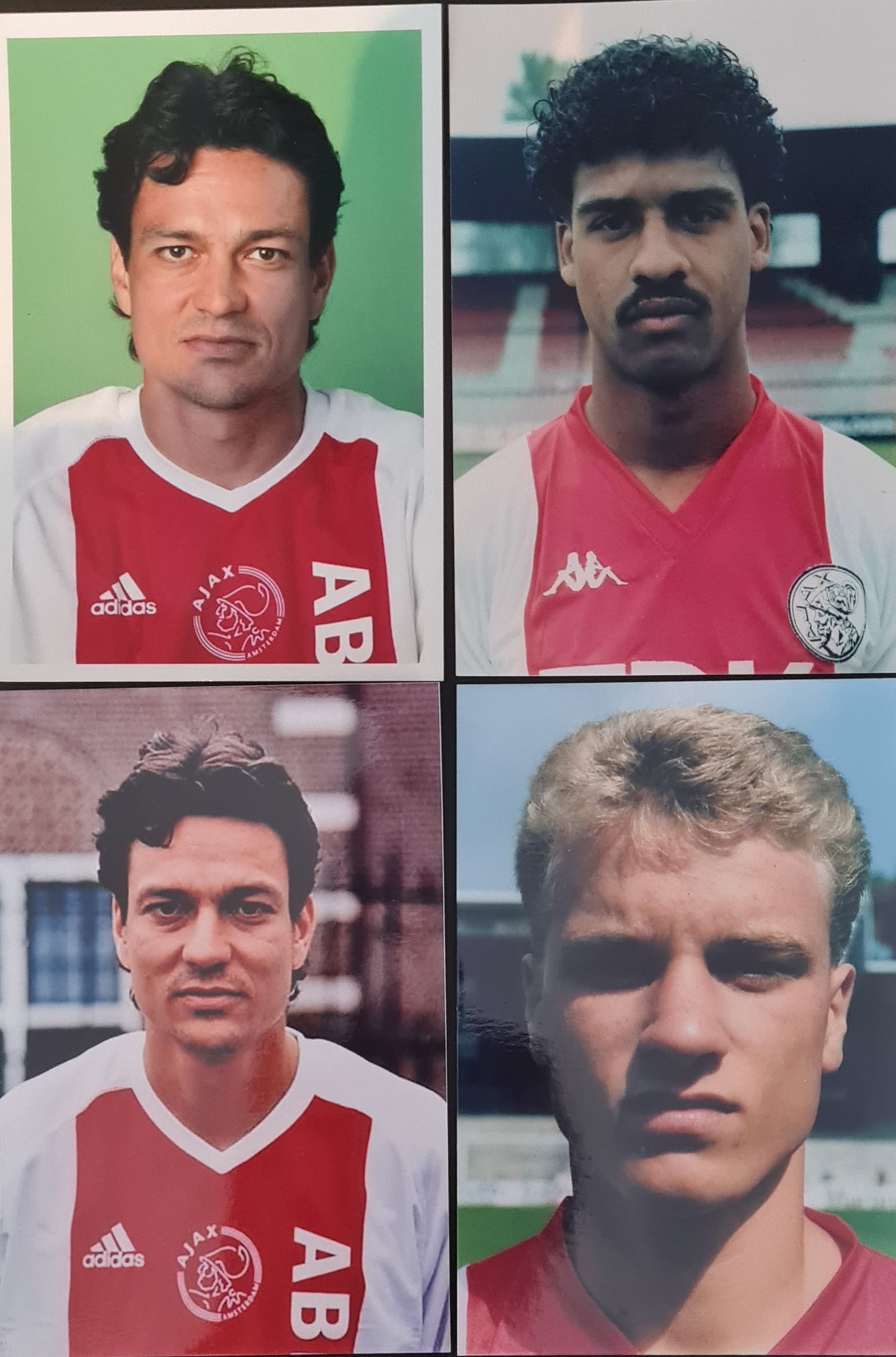 Ajax Amsterdam Team Pictures Lot of 8  - 1990's & 2000's Team photo's