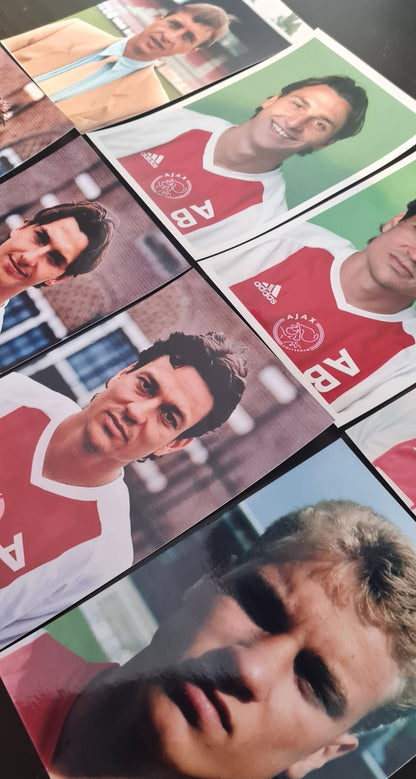 Ajax Amsterdam Team Pictures Lot of 8  - 1990's & 2000's Team photo's