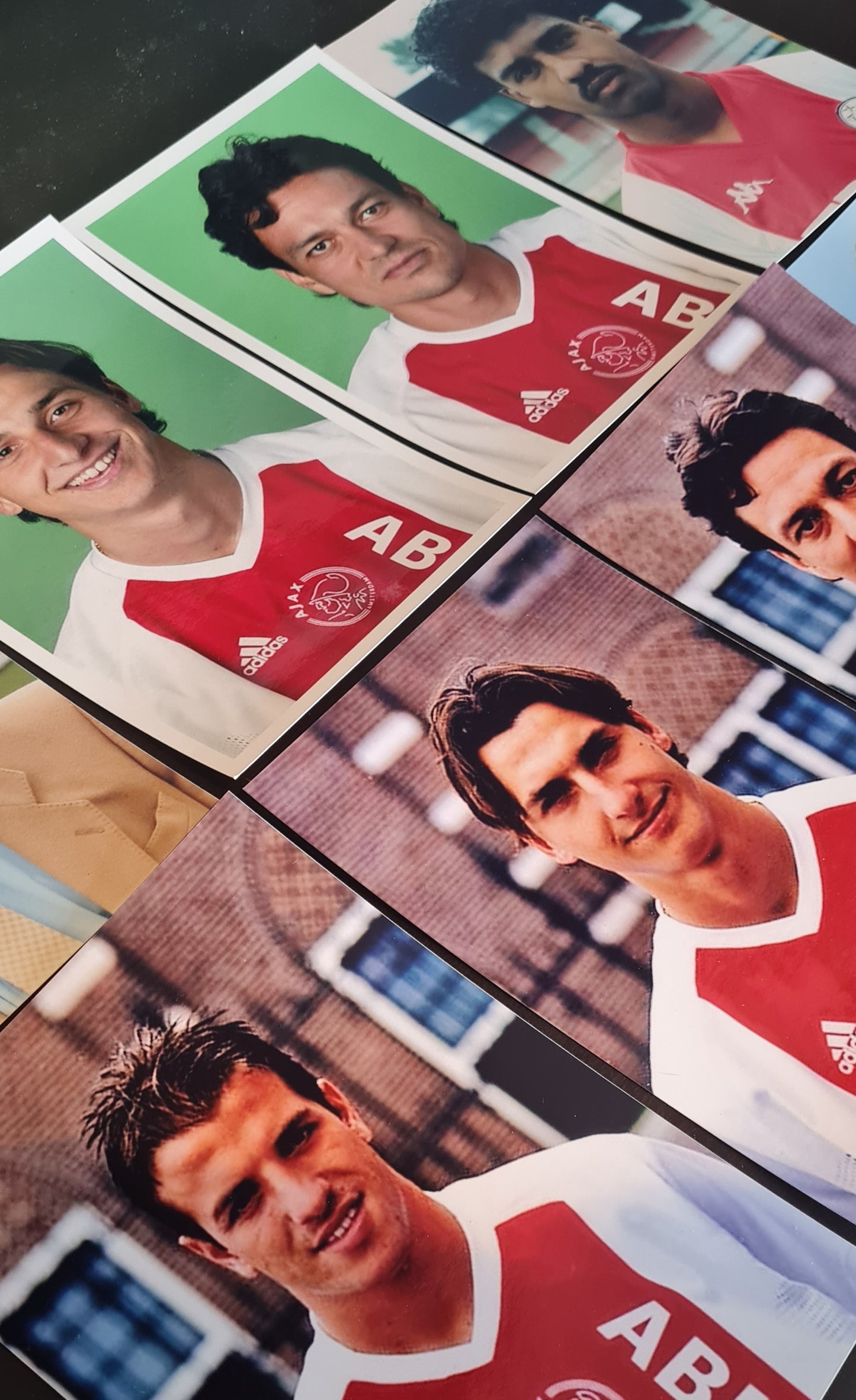 Ajax Amsterdam Team Pictures Lot of 8  - 1990's & 2000's Team photo's