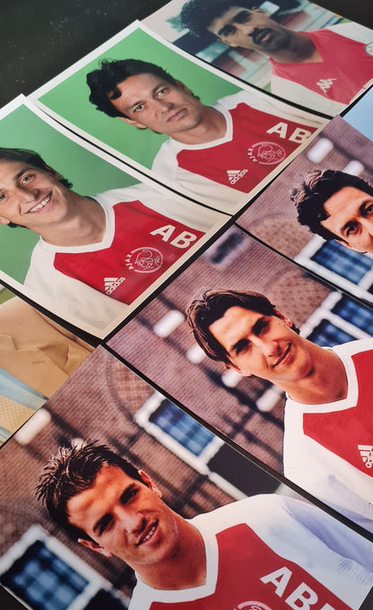 Ajax Amsterdam Team Pictures Lot of 8  - 1990's & 2000's Team photo's