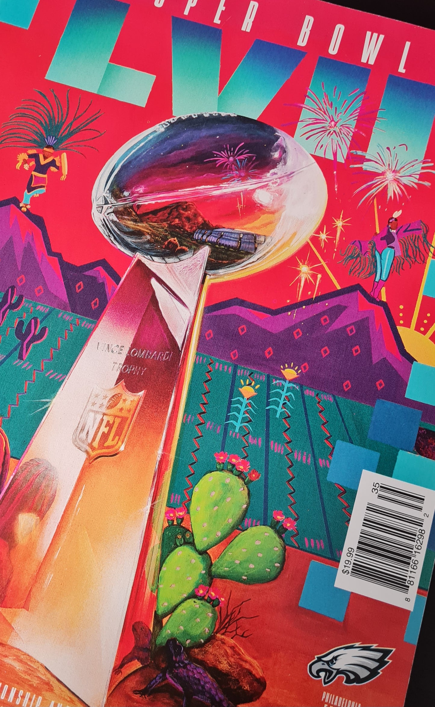 Football Official Super Bowl Programme LVII - 2023 Super Bowl Eagles vs Chiefs