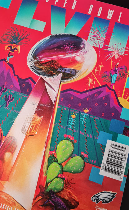 Football Official Super Bowl Programme LVII - 2023 Super Bowl Eagles vs Chiefs
