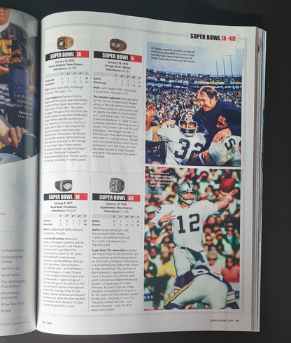 Football Official Super Bowl Programme LVII - 2023 Super Bowl Eagles vs Chiefs