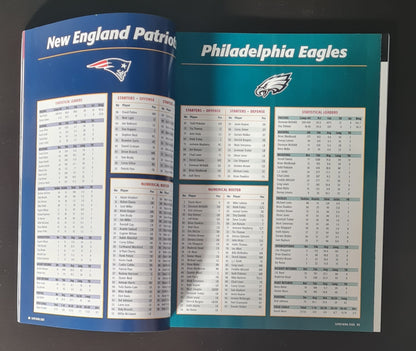 Football Official Super Bowl Programme XXXIX - 2005 Super Bowl Eagles vs  Patriots