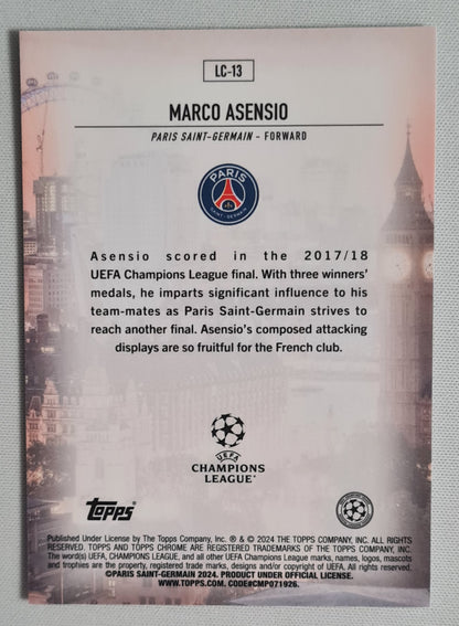 Marco Asensio - 2024 Topps Chrome London Call - PSG (CL) # LC-13