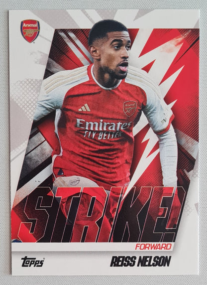Reiss Nelson - 2024 Topps Arsenal Strike! #45