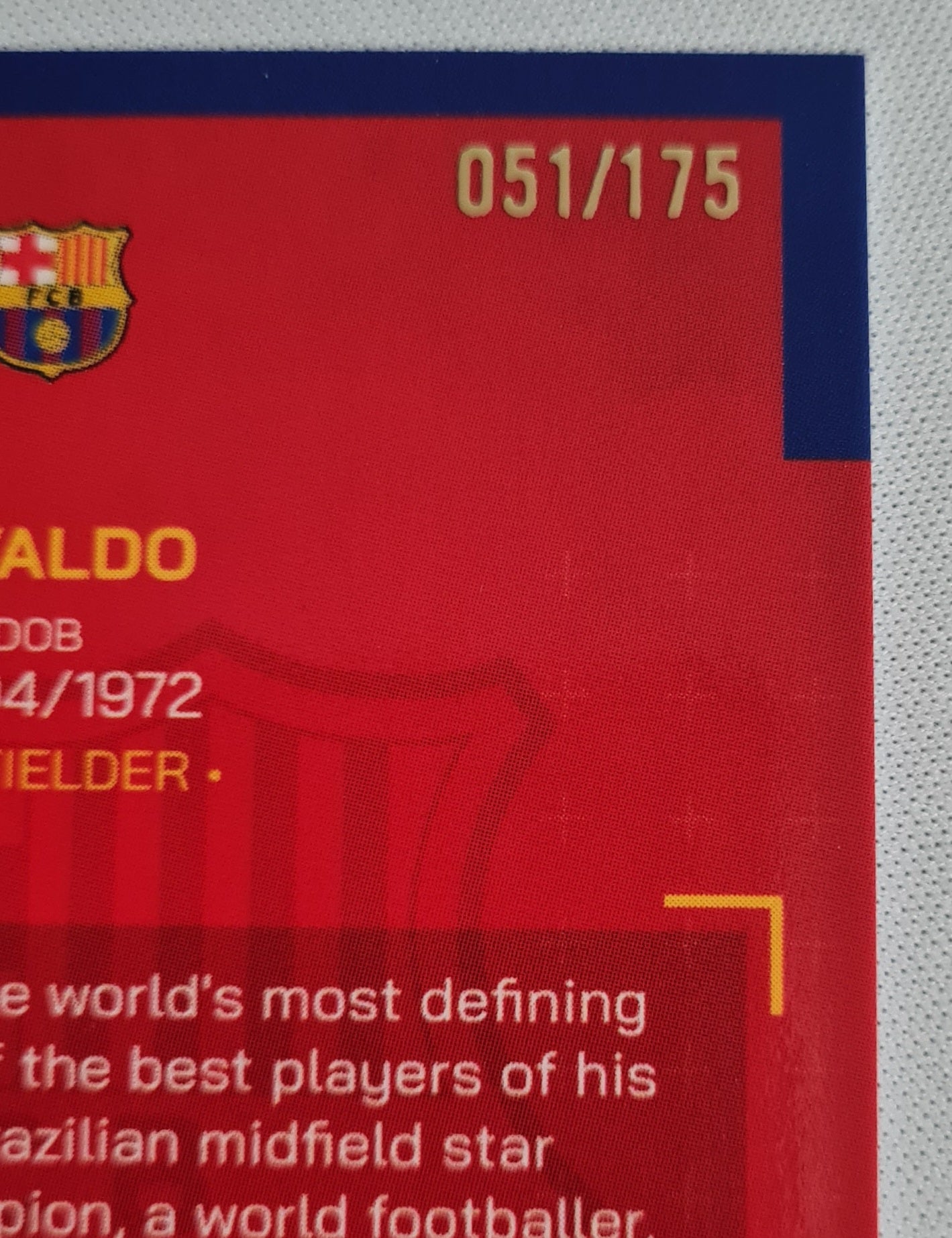 Rivaldo - 2023 Topps FC Barcelona Team Set #45 Blaugrana /175