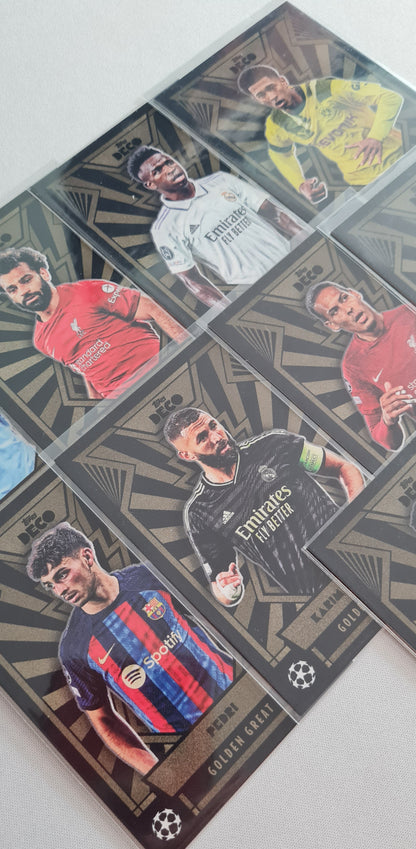 Soccer Deco Lot (9 Cards) - 2022 Topps Deco Golden Great