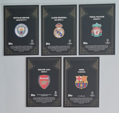 Soccer Deco Lot (9 Cards) - 2022 Topps Deco Golden Great