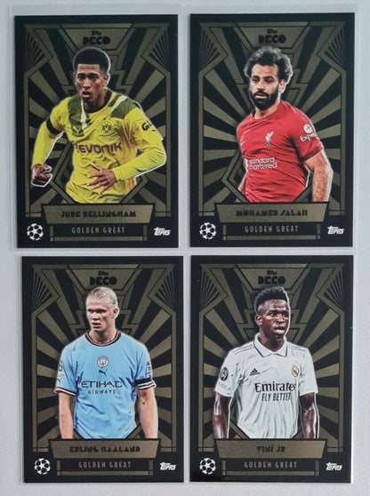 Soccer Deco Lot (9 Cards) - 2022 Topps Deco Golden Great