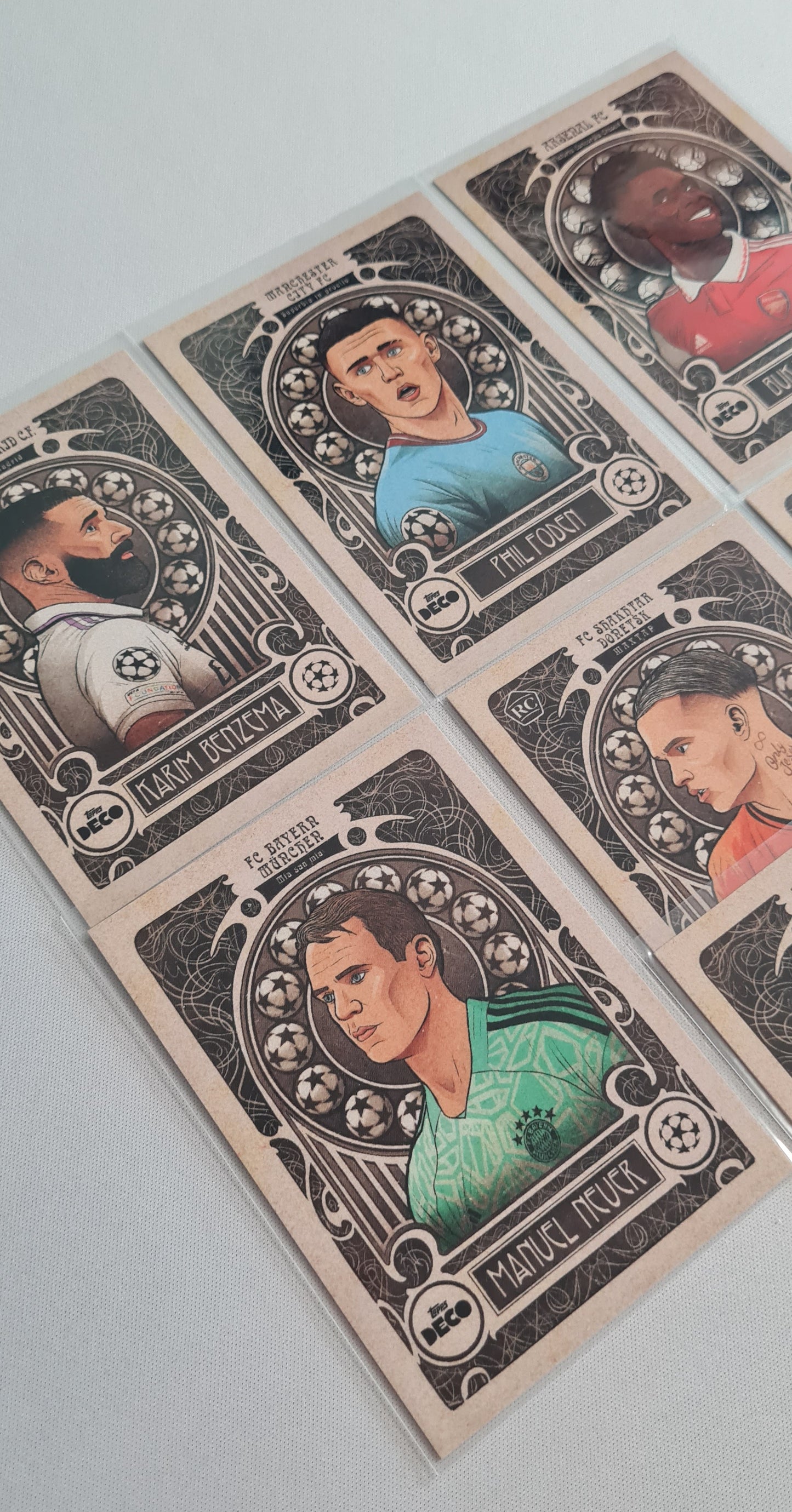 Soccer Deco Lot (7 Cards) - 2022 Topps Artistry Deco