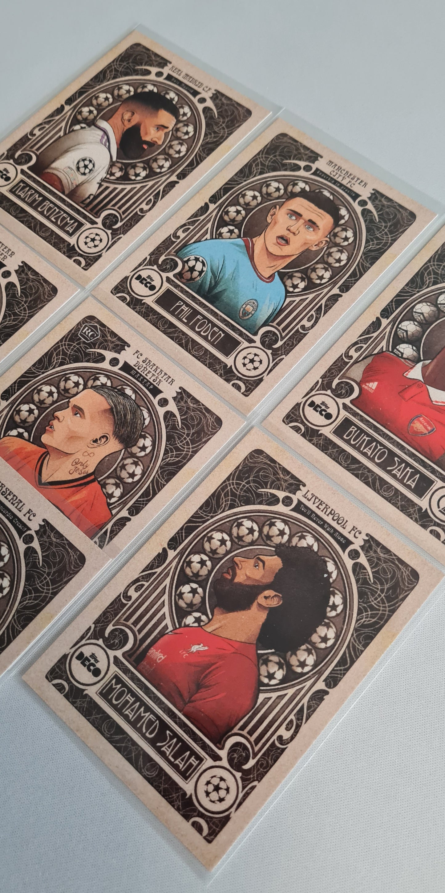 Soccer Deco Lot (7 Cards) - 2022 Topps Artistry Deco