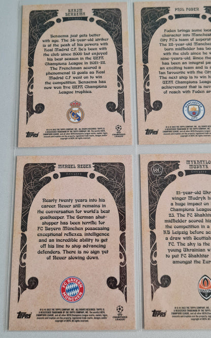 Soccer Deco Lot (7 Cards) - 2022 Topps Artistry Deco
