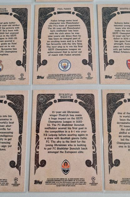 Soccer Deco Lot (7 Cards) - 2022 Topps Artistry Deco