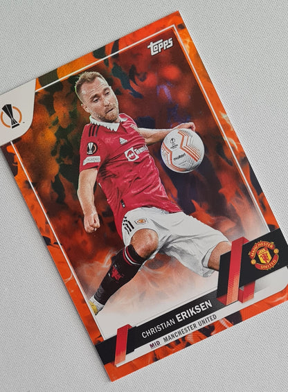 Christian Eriksen - 2022/23 Topps UEFA Club Competitions Inferno #127 Manchester United