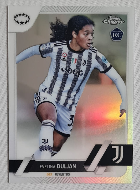 Evelina Duljan - 2023 Topps Chrome Silver Juventus (CL) (RC) #56