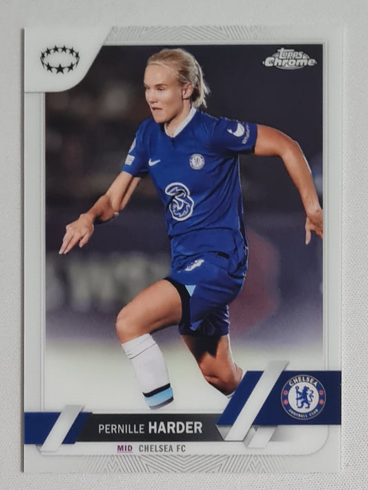 Pernille Harder - 2023 Topps Chrome Chelsea (CL) #55