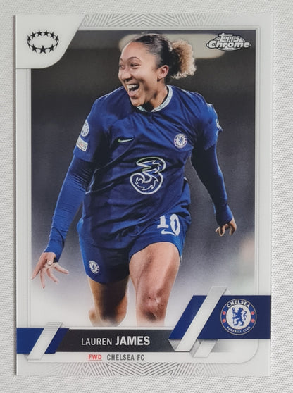 Lauren James - 2023 Topps Chrome Chelsea FC (CL) #79