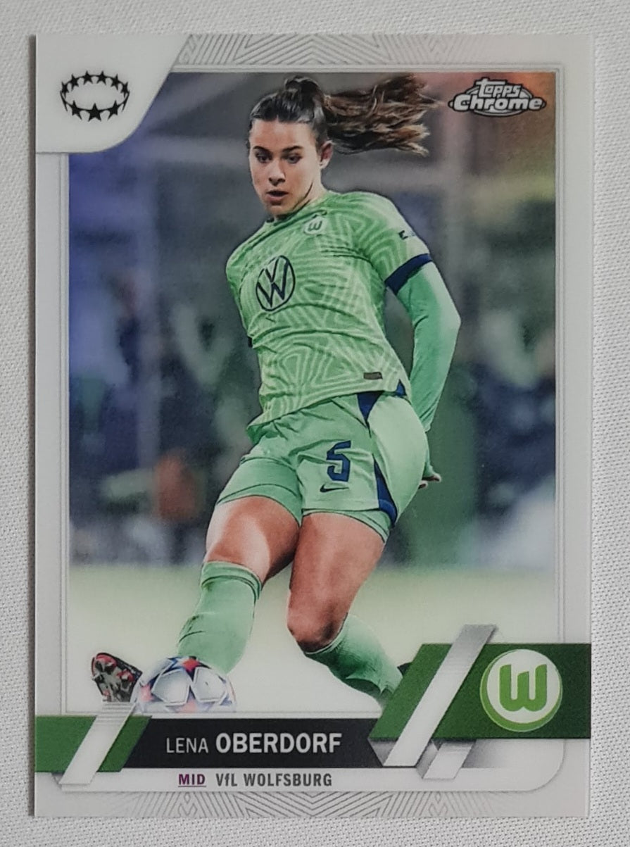 Lena Oberdorf - 2023 Topps Chrome VFL Wolfsburg (CL) #5