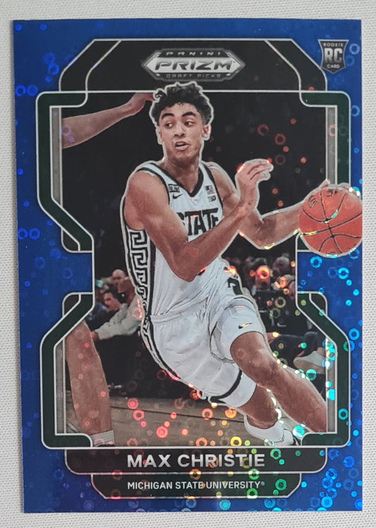 Max Christie - 2022 Panini Prizm Draft Picks #90 (RC) Blue Circles Prizm