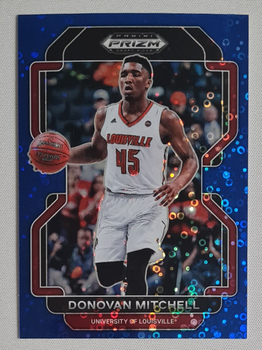 Donovan Mitchell - 2022 Panini Prizm Draft Picks #15 UoL Blue Circles Prizm
