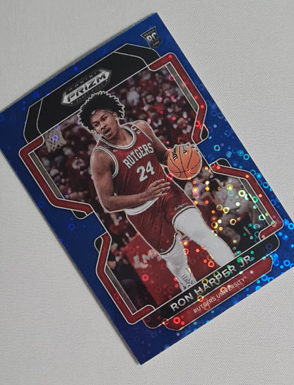 Ron Harper Jr. - 2022 Panini Prizm Draft Picks #100 (RC) Rutgers University Blue Circles Prizm