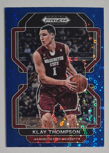 Klay Thompson - 2022 Panini Prizm Draft Picks #33 Washington State University Blue Circles Prizm
