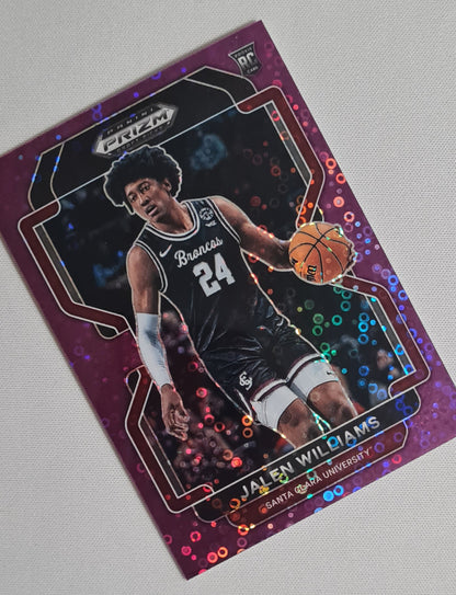 Jalen Williams - 2022 Panini Prizm Draft Picks #84 Santa Clara University Pink Circles Prizm (RC) /50