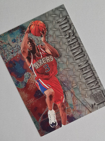 Allen Iverson - 1997 Fleer/Skybox NBA Philadelphia 76ers Fleer Metal #201