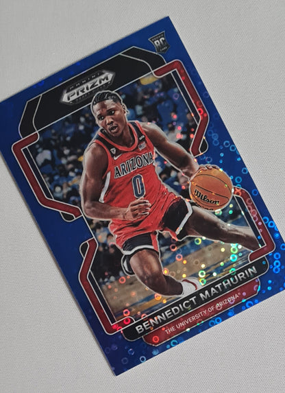 Bennedict Mathurin - 2022 Panini Prizm Draft Picks #57 The University of Arizona Blue Circles Prizm (RC)