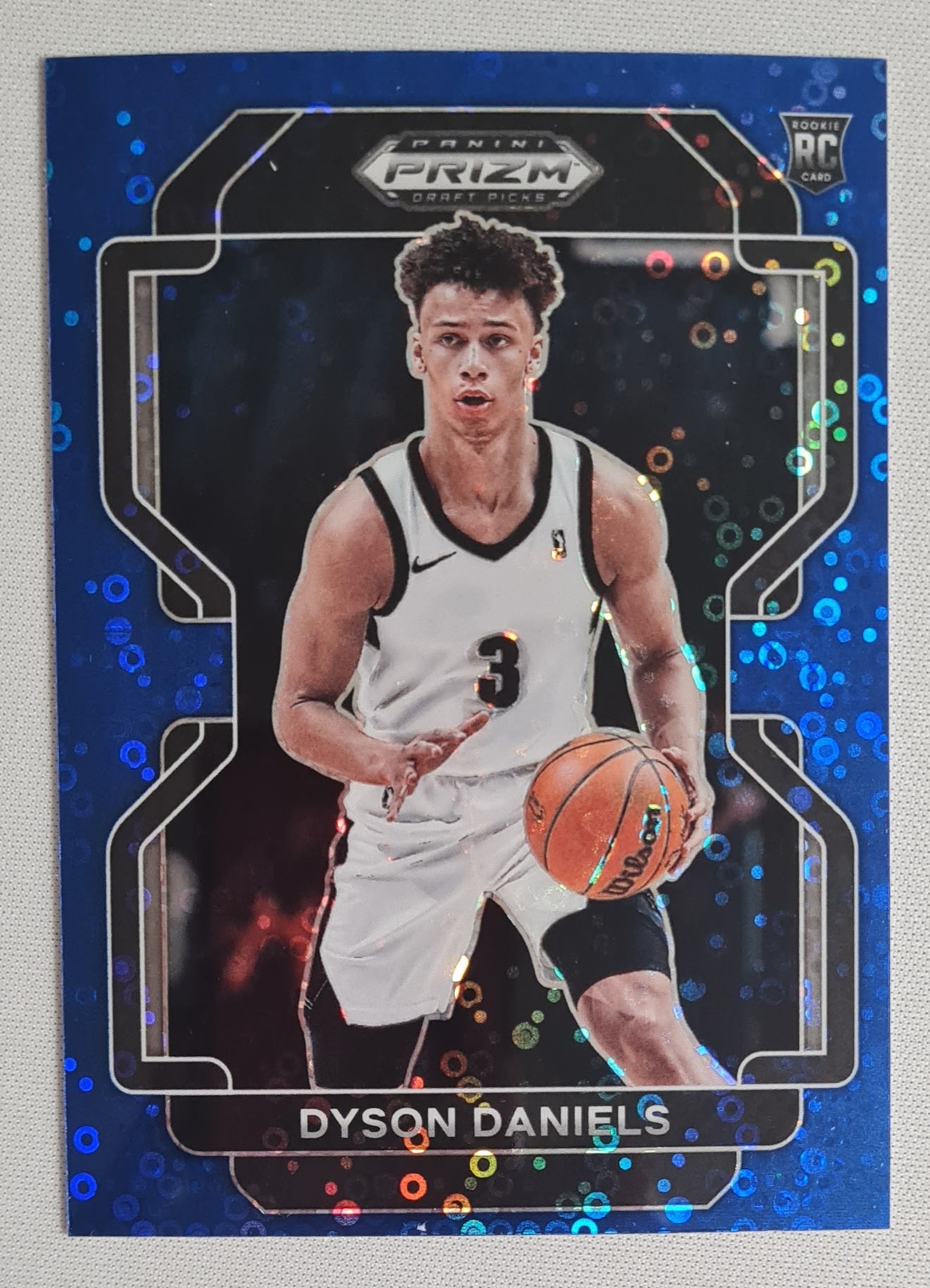 Dyson Daniels - 2022 Panini Prizm Draft Picks #60 Blue Circle Prizm (RC)